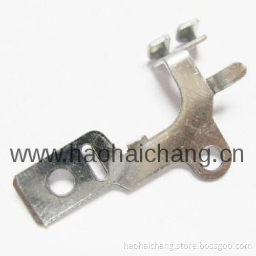 Punching Hardware Angle Brackets